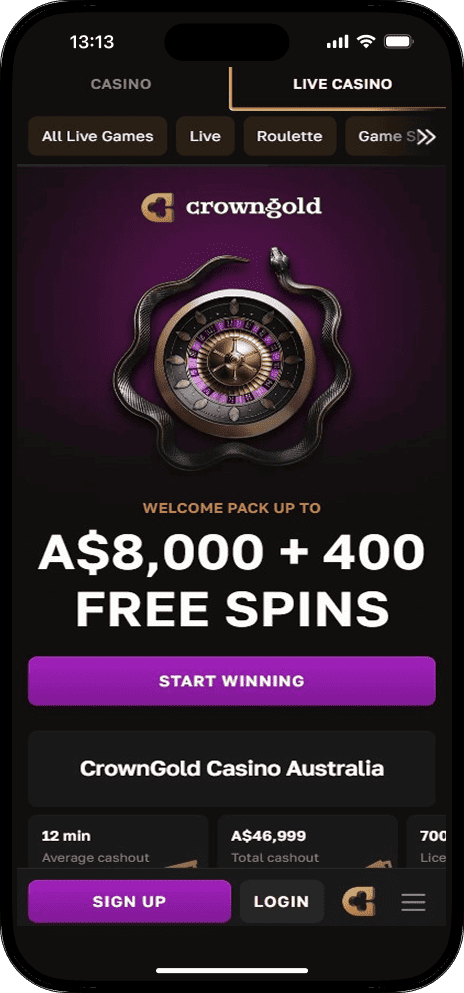 CrownGold Live Casino