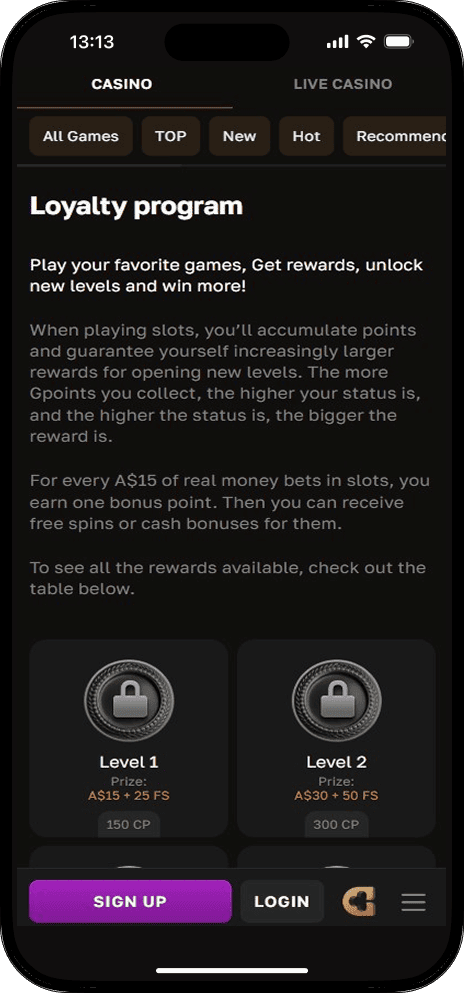 CrownGold Loyalty Programm